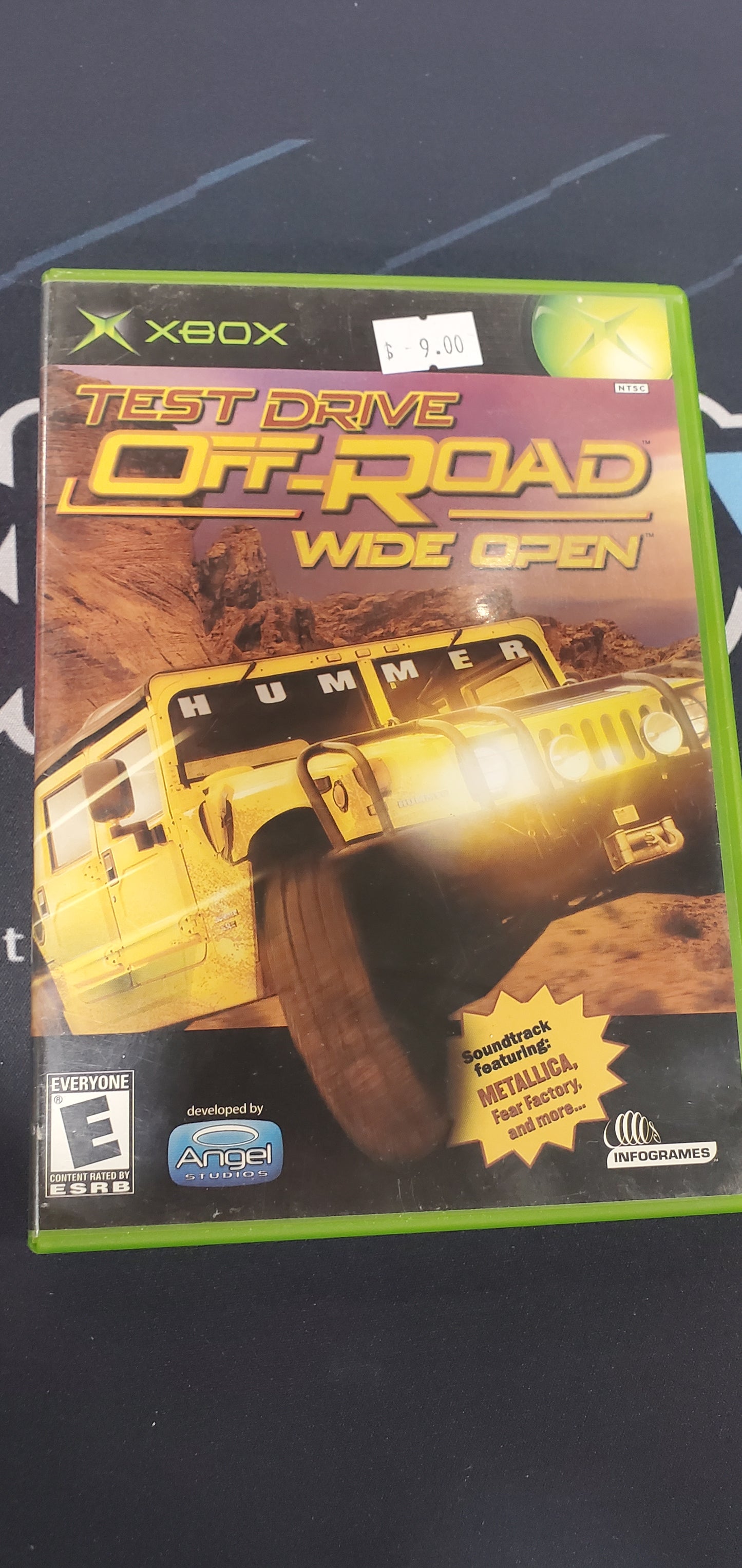 Test drive off-road wide open