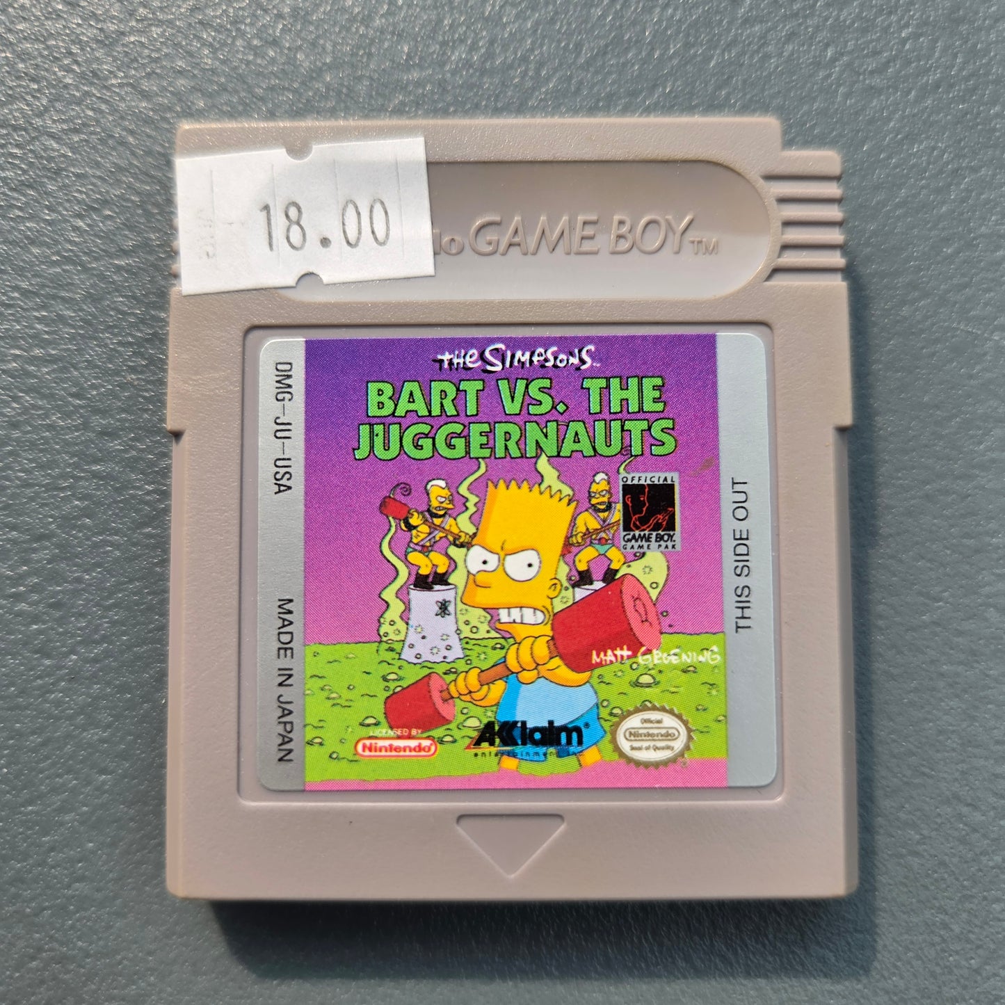 The Simpsons Bart vs. The Juggernauts GB