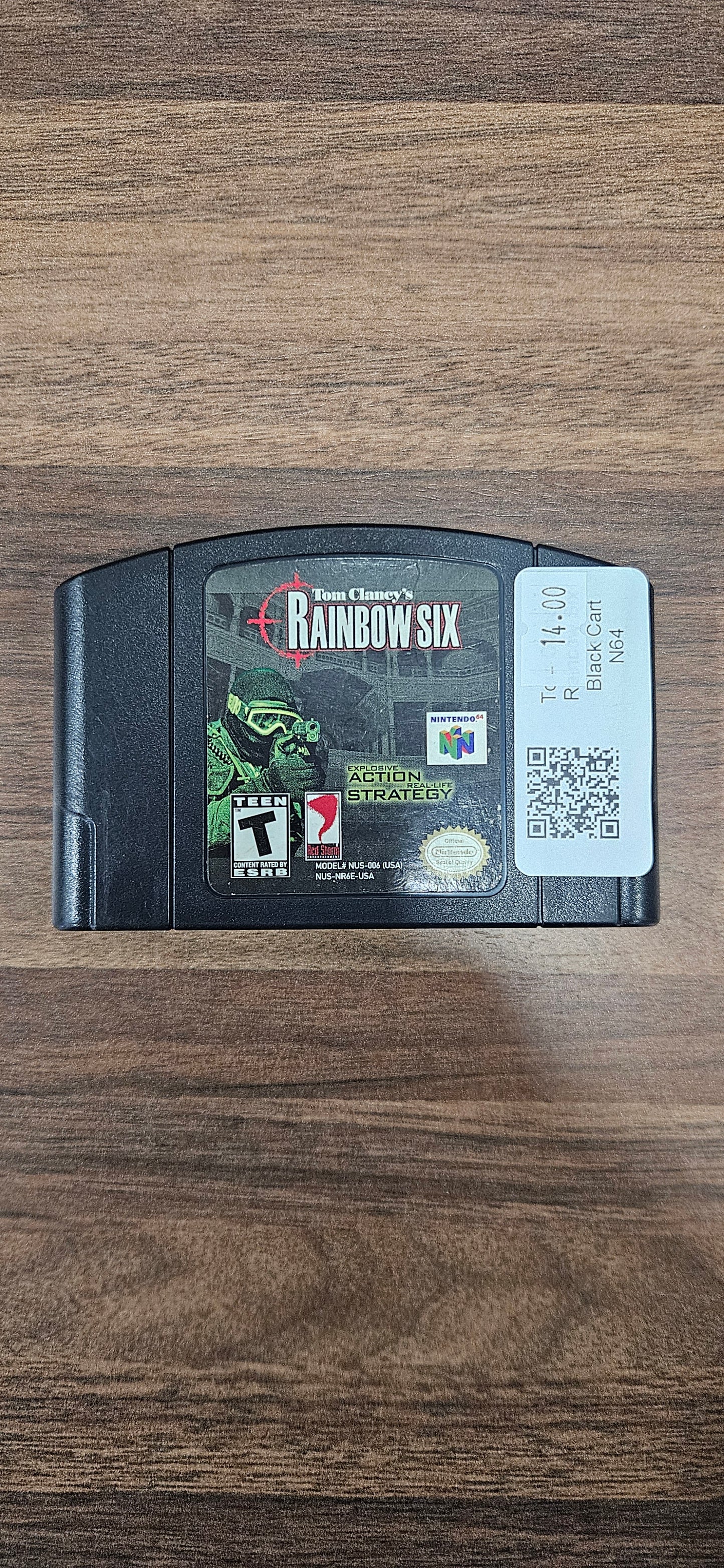 Tom Clancy's Rainbow Six Black Cart N64