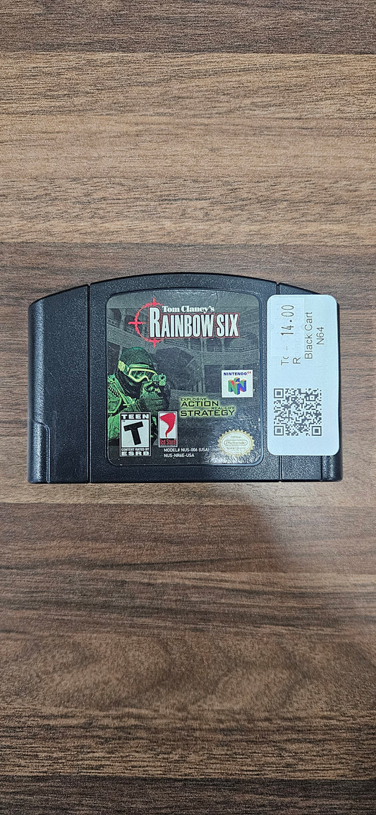 Tom Clancy's Rainbow Six Black Cart N64