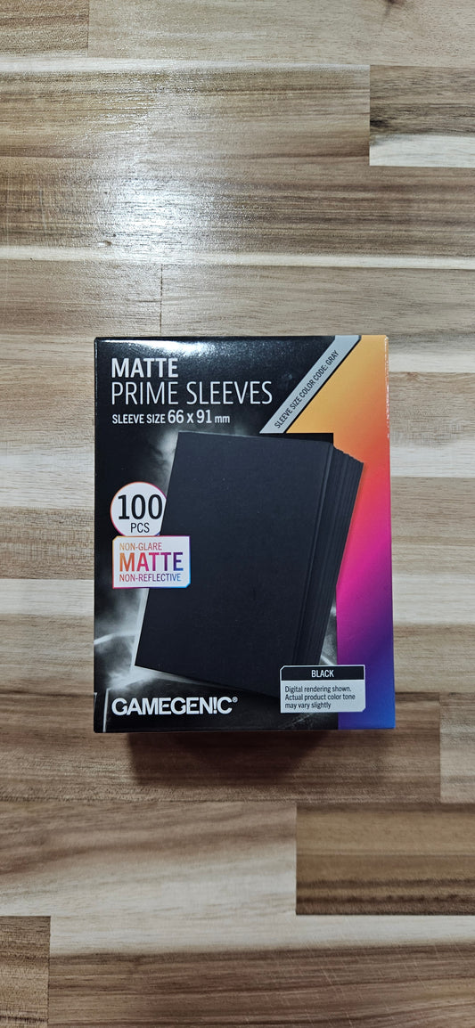 Prime Sleeves 100 CT Matte Black