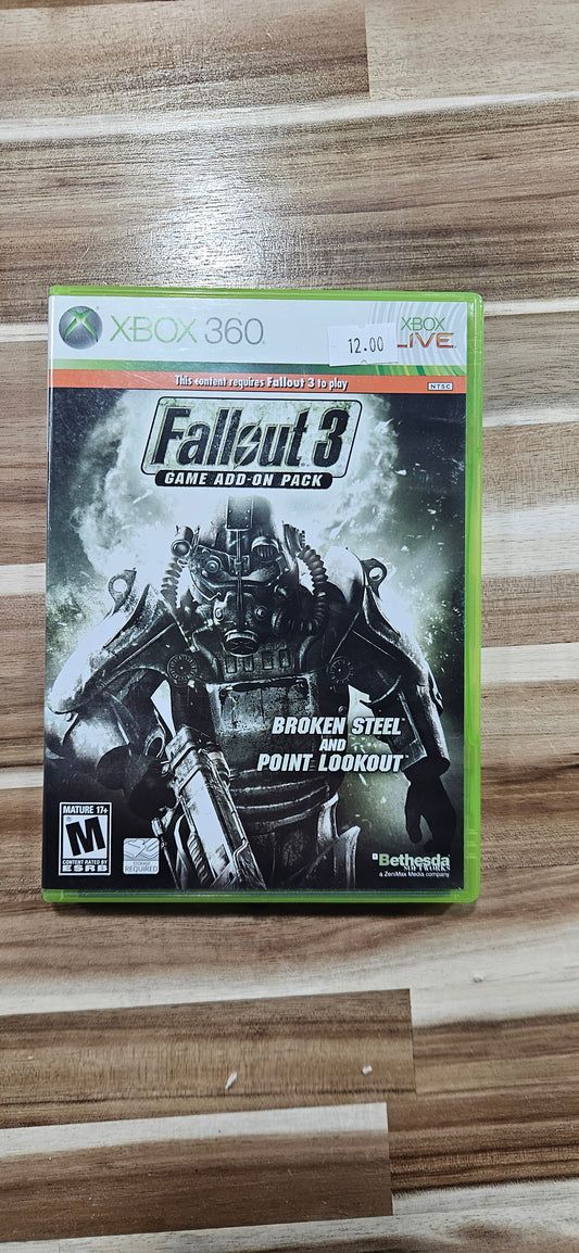 Fallout 3 Game Add on Pack