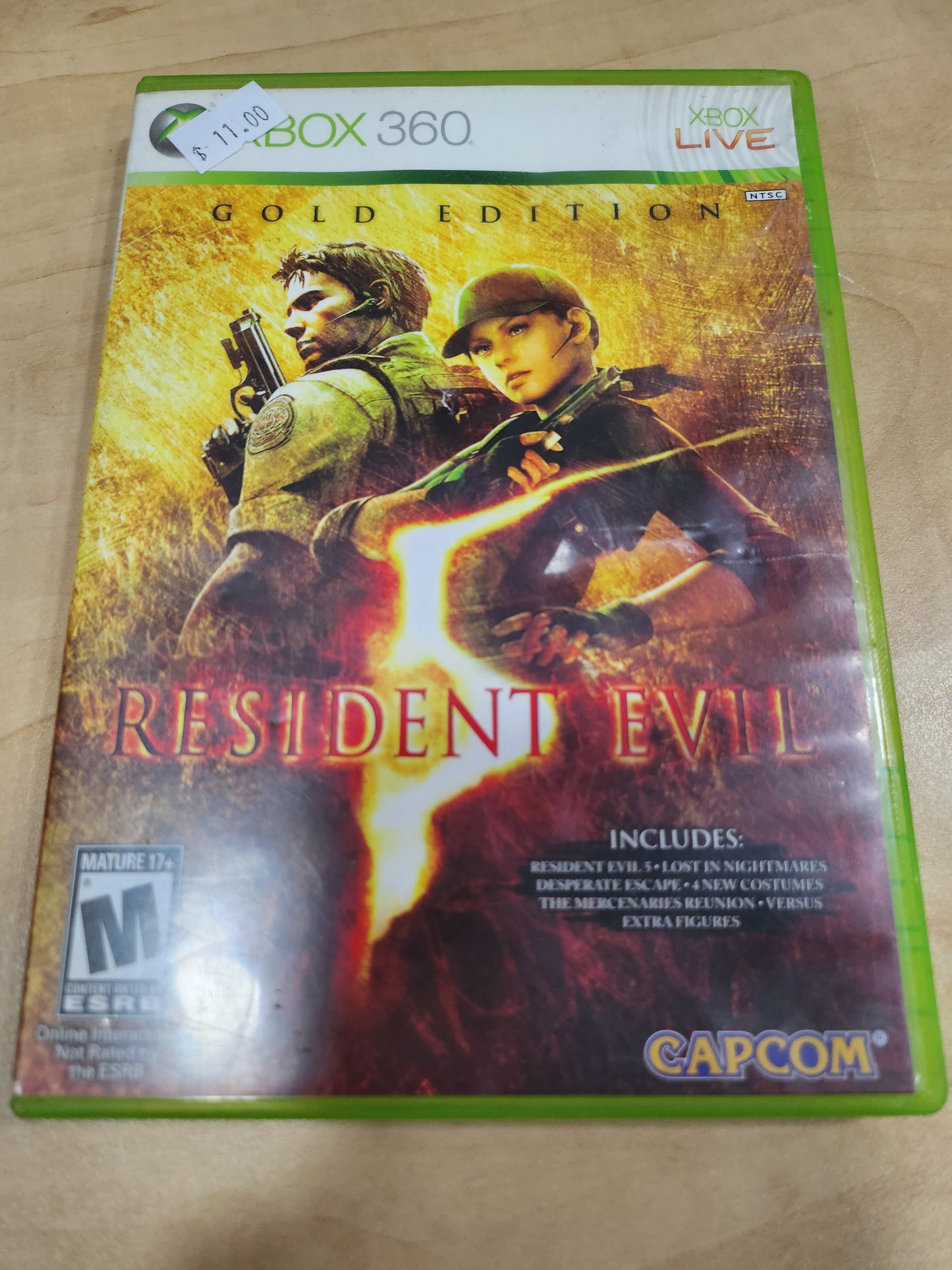 Resident evil 5 gold edition xbox 360