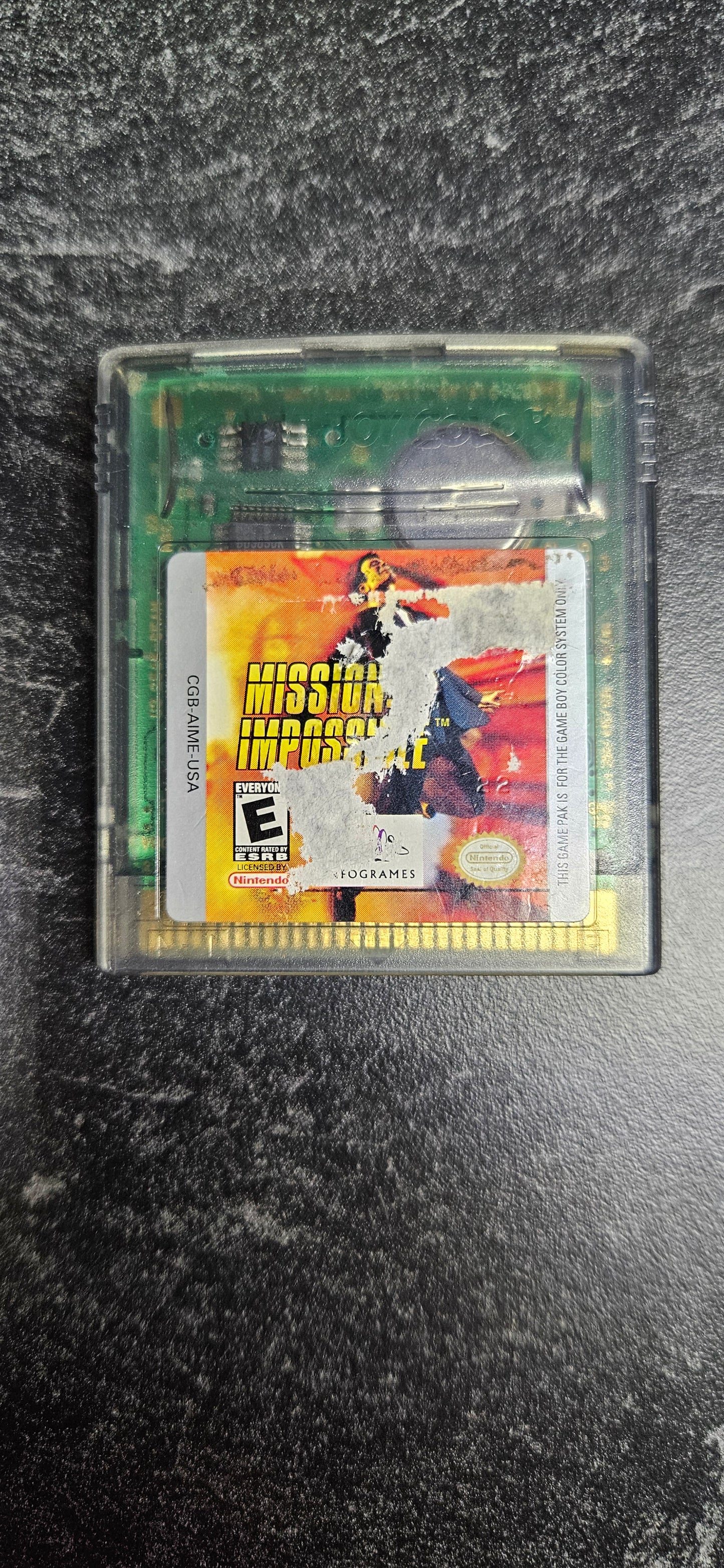 Mission Impossible GBC Cosmetic Flaws