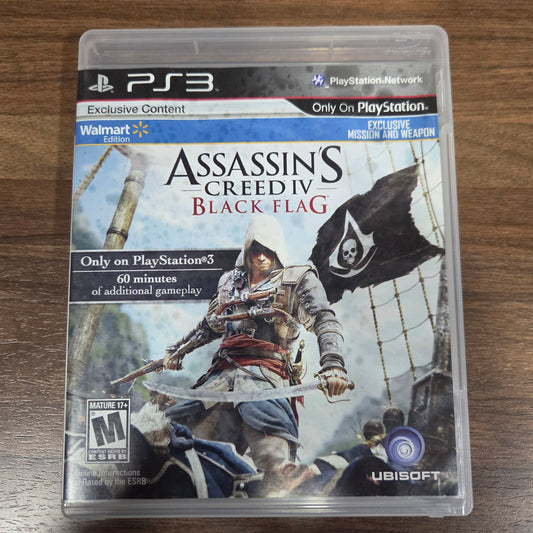 Assassins Creed IV (4) Black Flag Walmart Edition