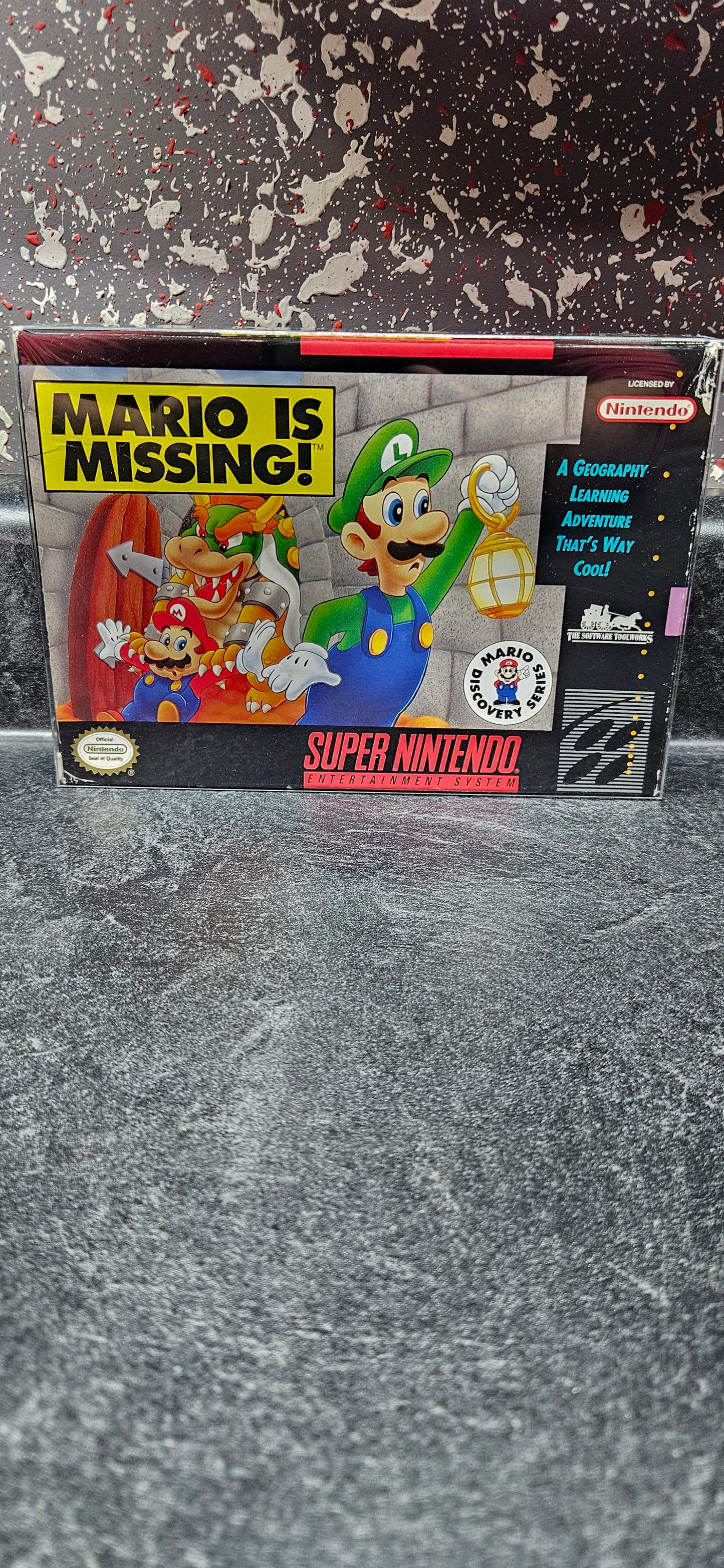 Mario is Missing SNES CIB