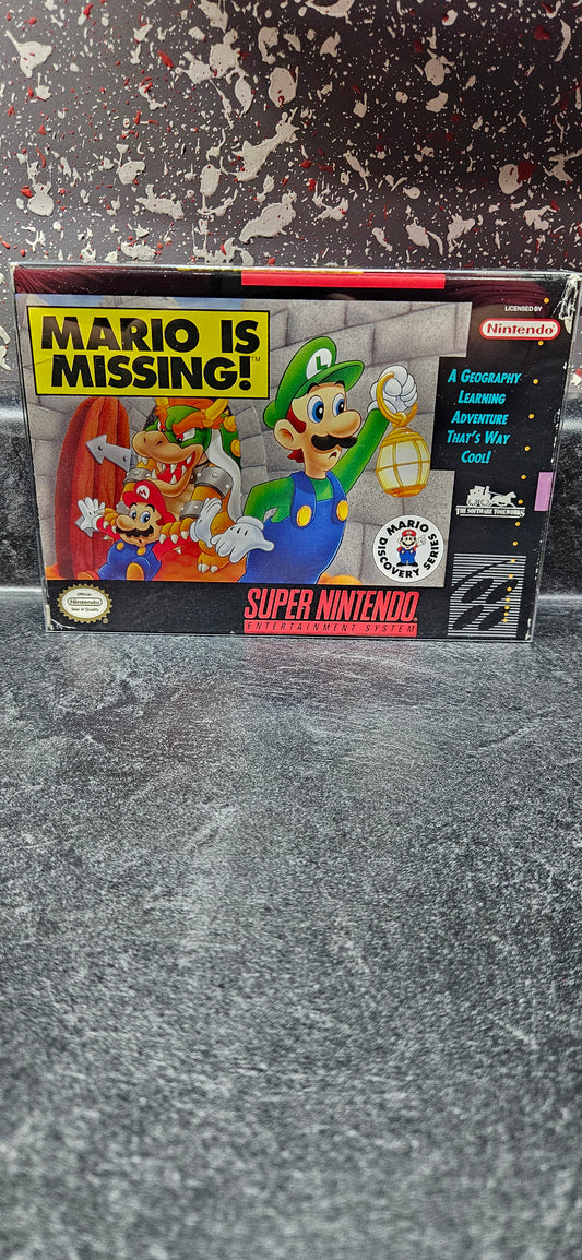Mario is Missing SNES CIB