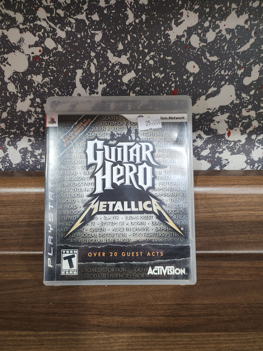 Guitar hero metallic ps3