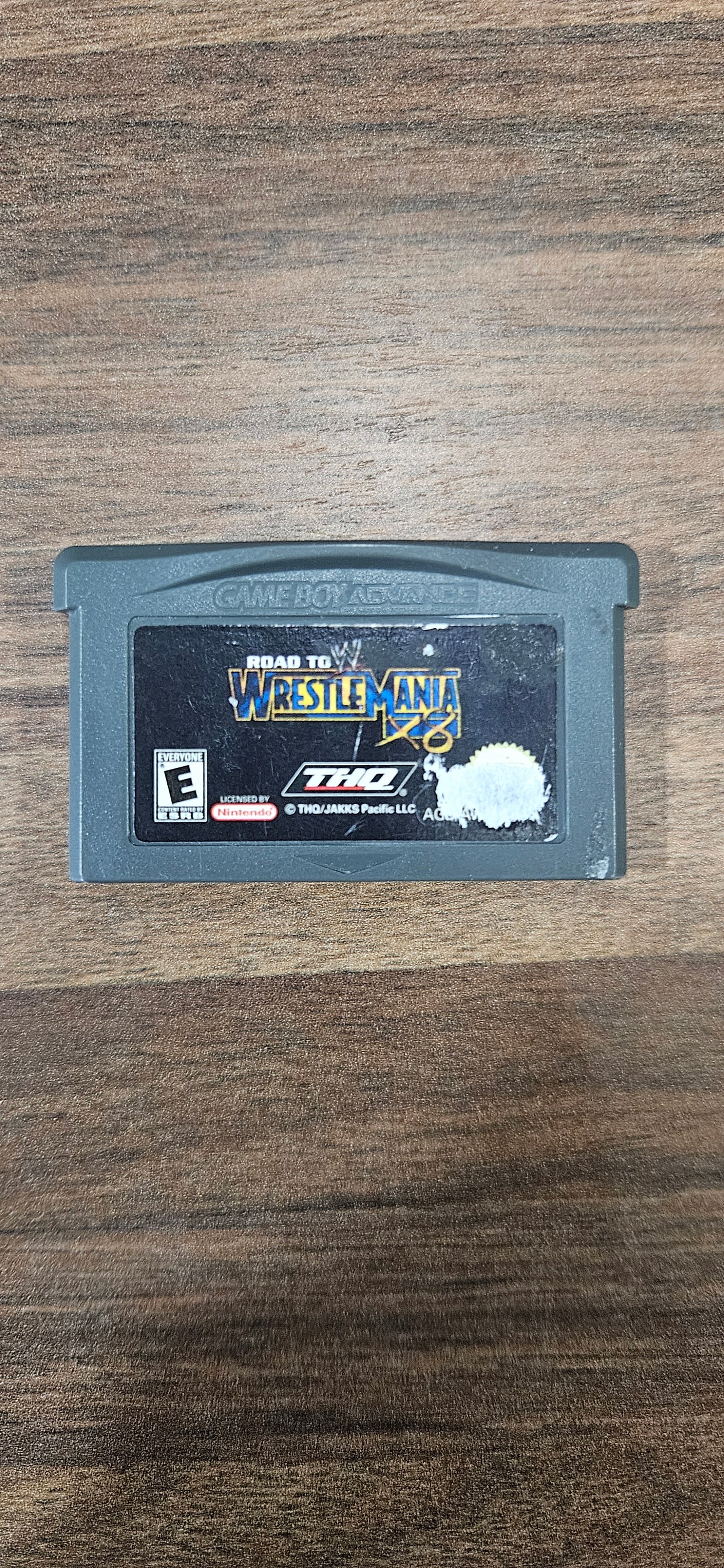 Road to WWE Wrestlemania X8 GBA Cosmetic Flaws
