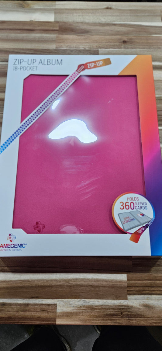 Gamegenics 18 Pocket Binder Pink
