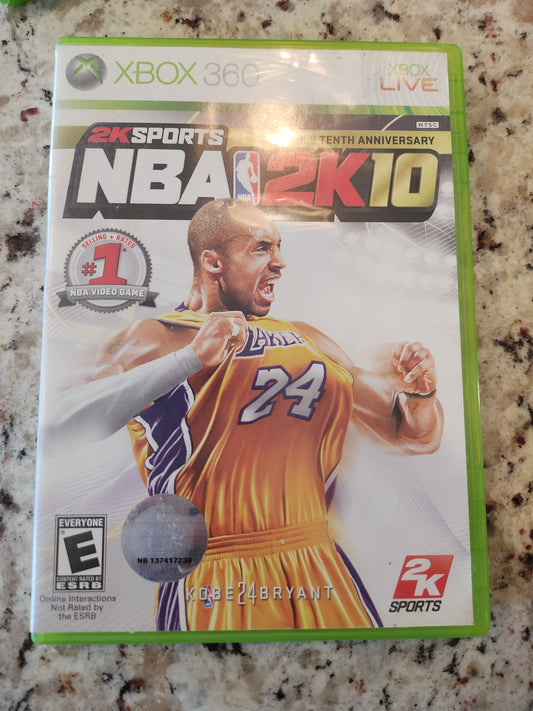 Nba 2k10 xbox 360