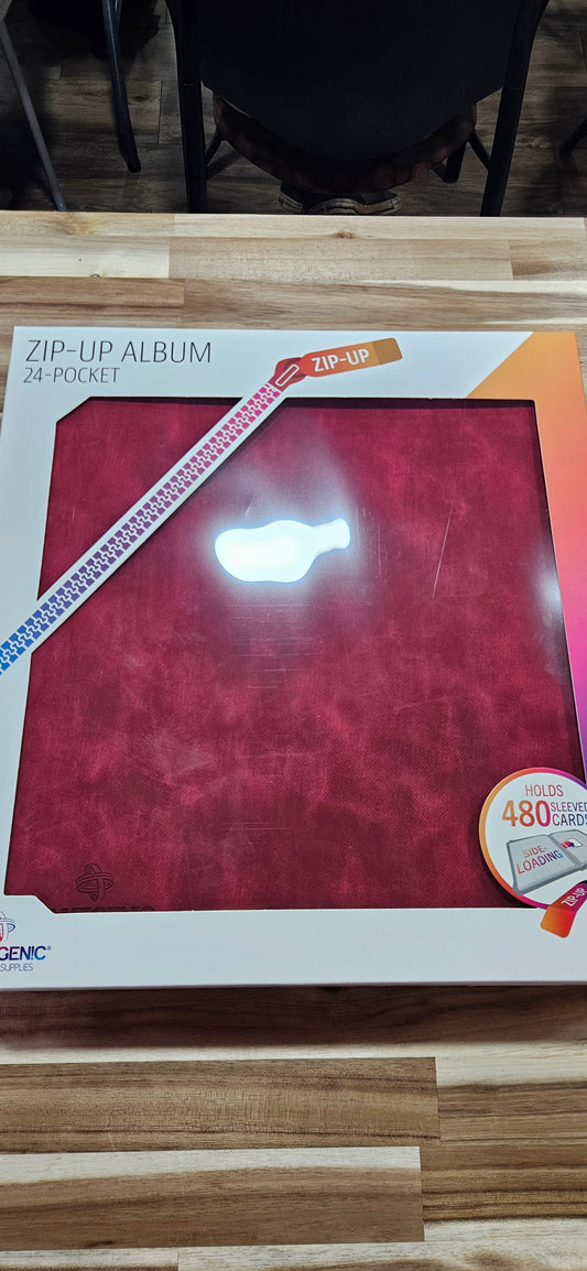 Gamegenics 24 Pocket Binder Red