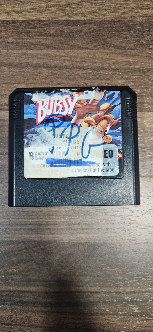 Bubsy genesis Cosmetic Flaws