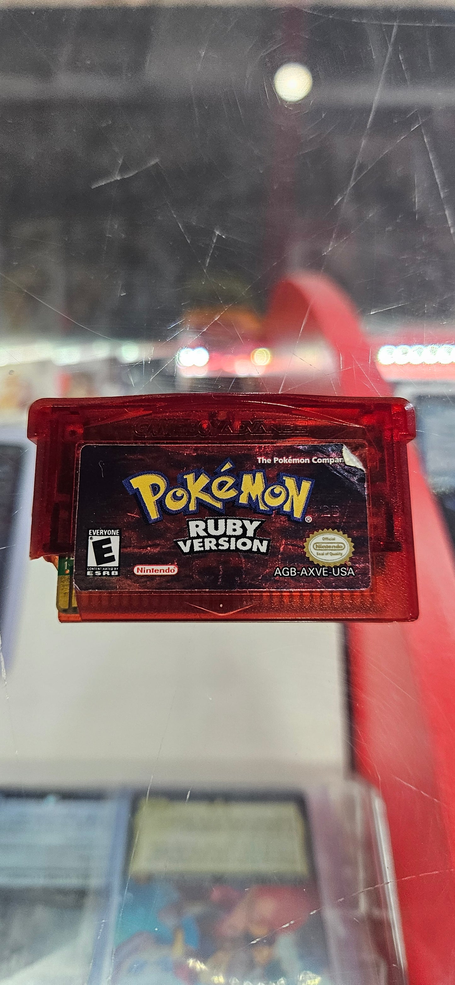 Pokemon Ruby Version GBA Cosmetic Flaws