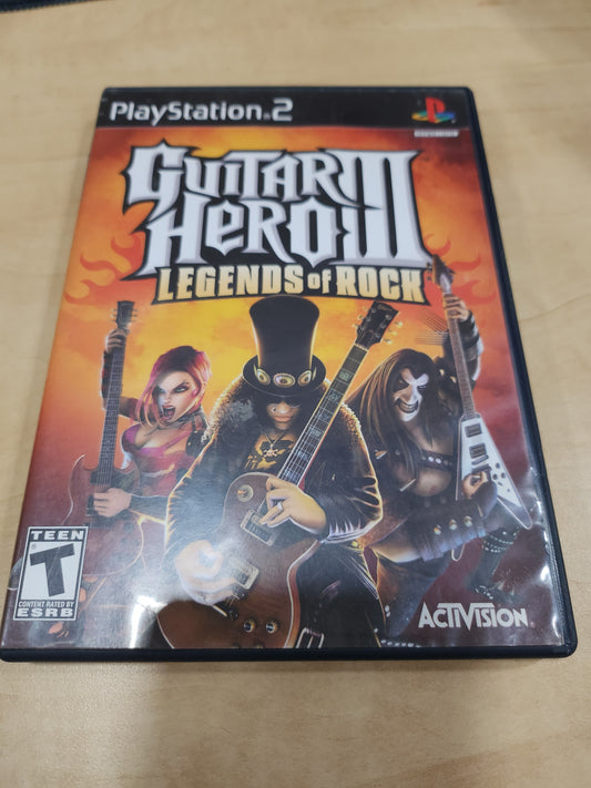 Guitar hero III legends of rock ps2