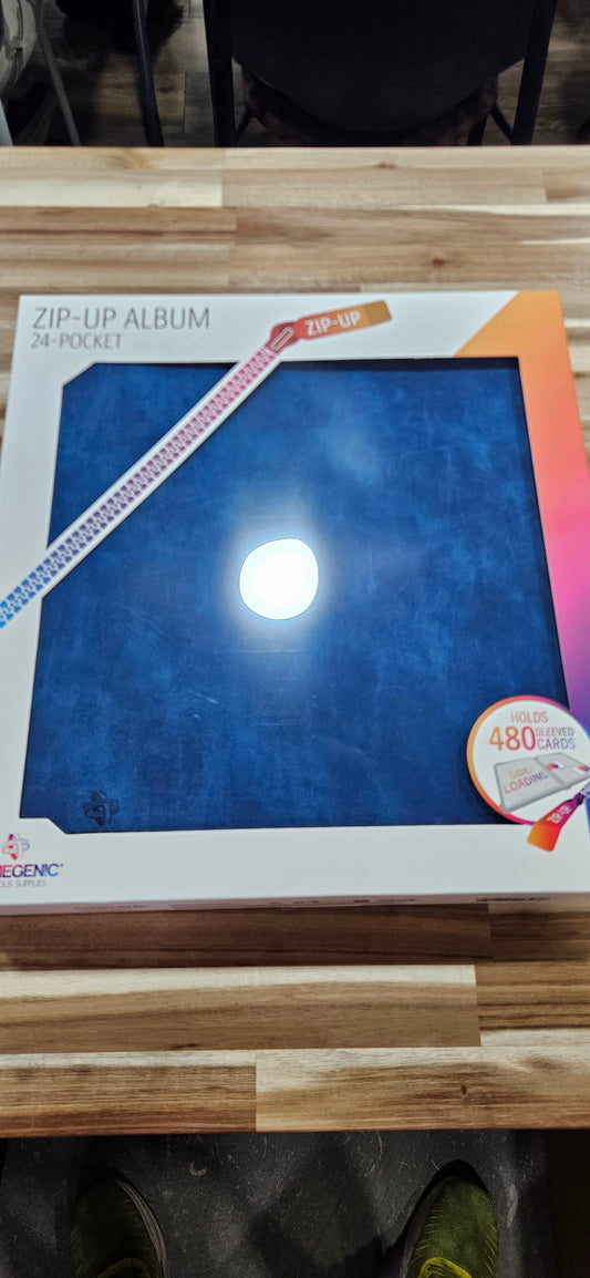 Gamegenics 24 Pocket Binder Blue