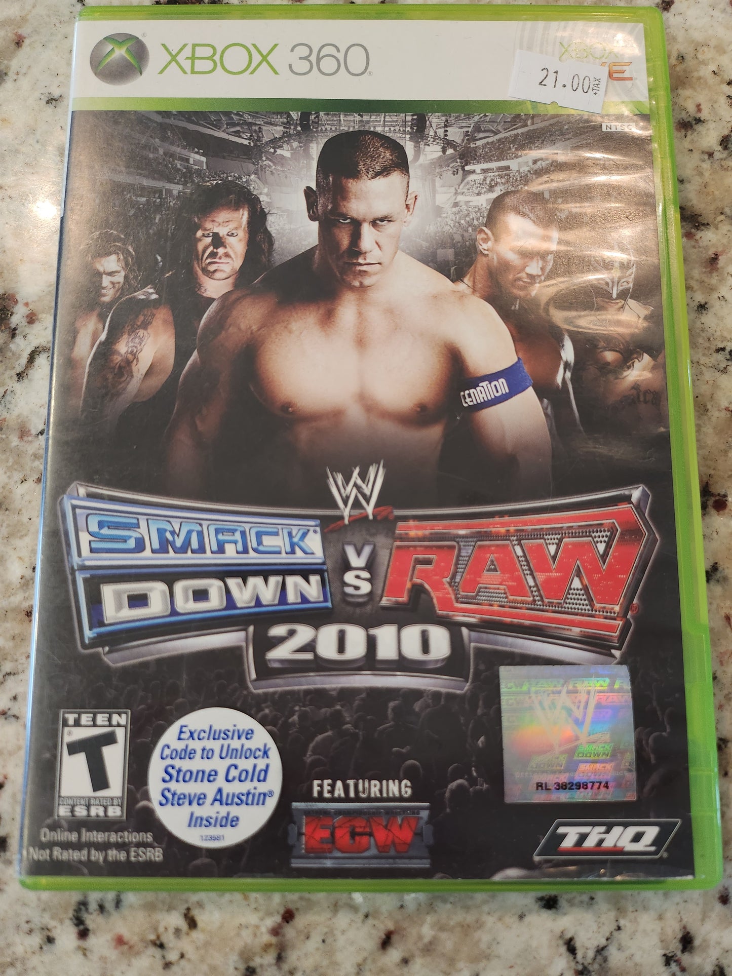 Smack down vs raw 2010 xbox 360