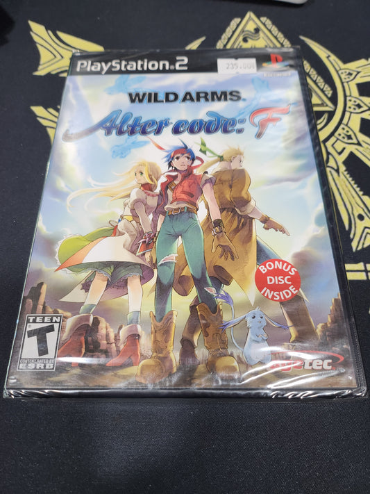 Wild arms alter code: F ps2 (sealed new)