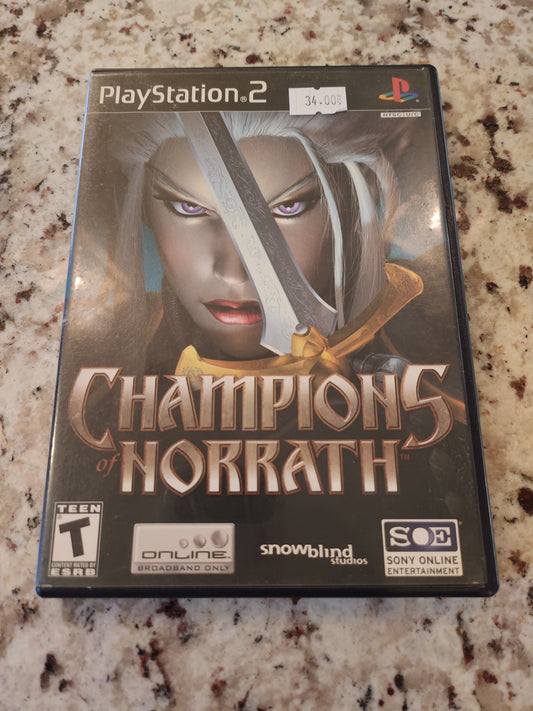 Champions of norrath ps2