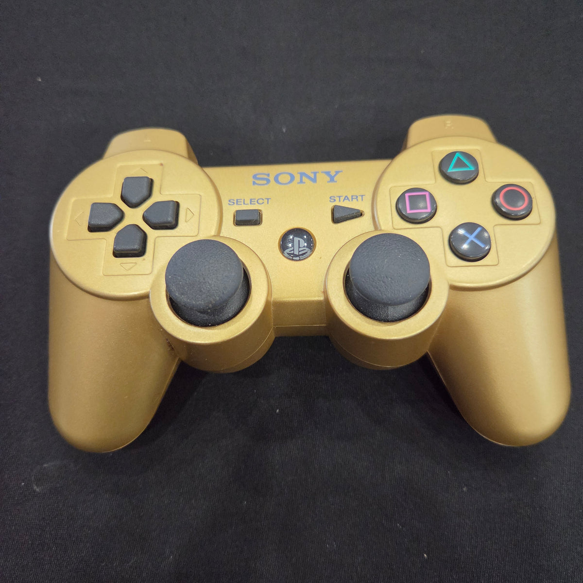 Gold Playstation 3 controller
