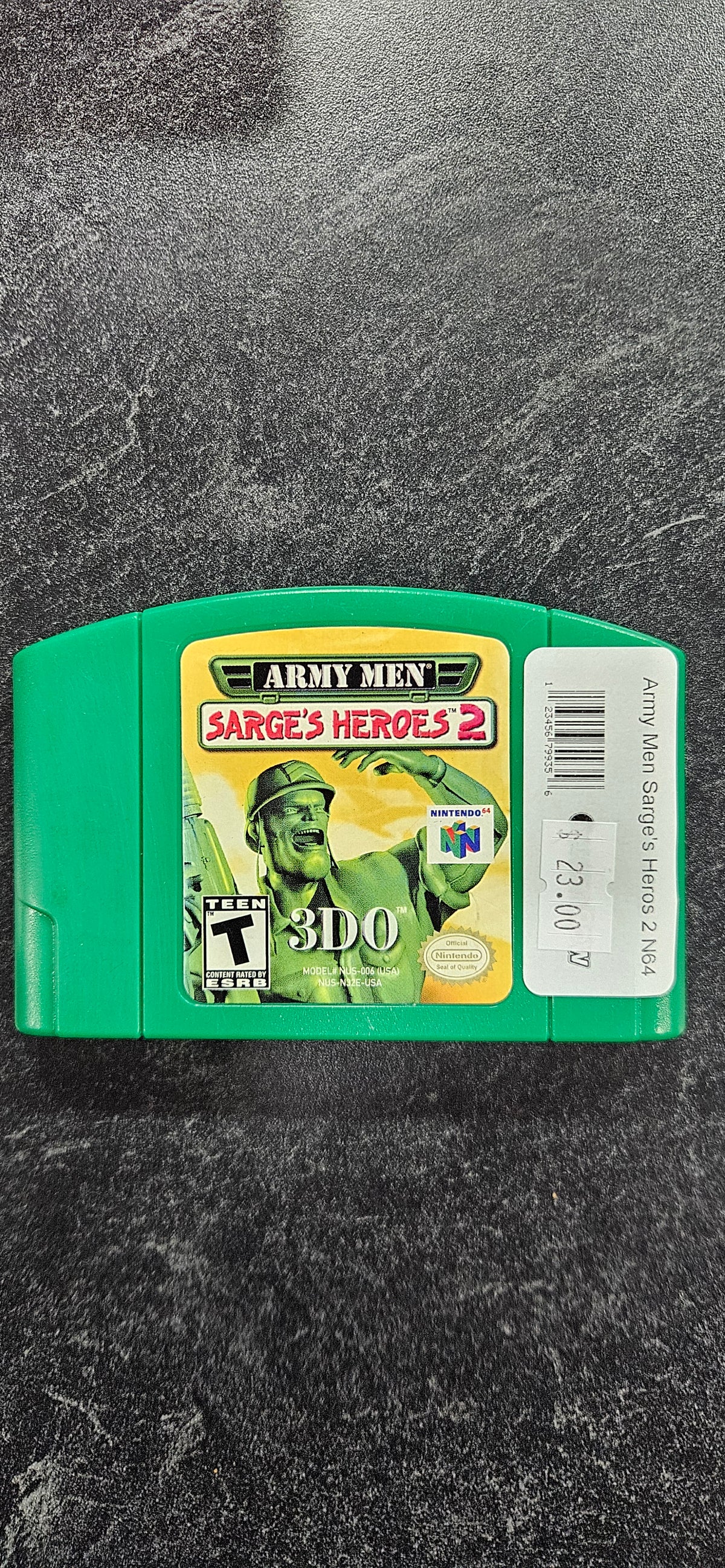 Army Men Sarge's Heroes 2 cosmetic flaws