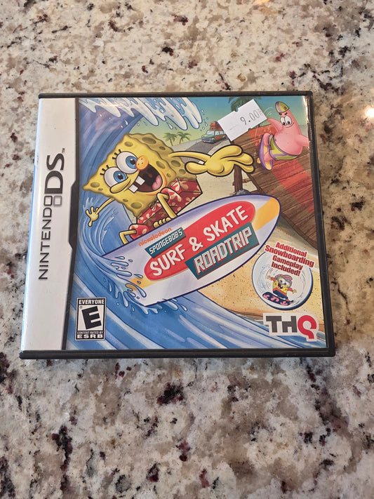 Spongebobs surf and skate roadtrip ds