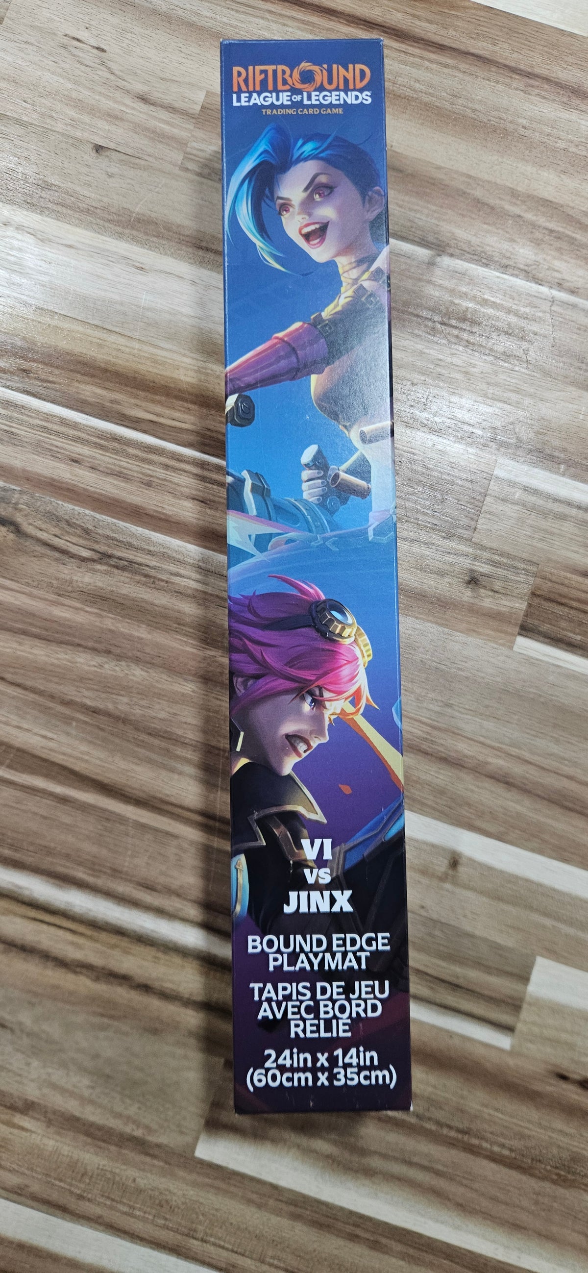 League of Legends Riftbound Playmat Vi vs Jinx