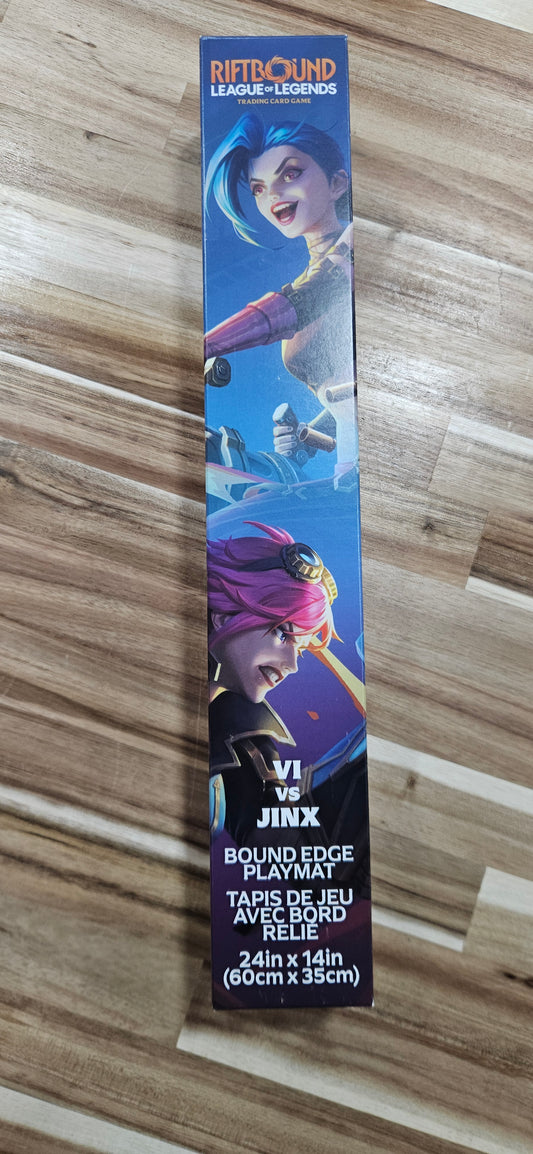 League of Legends Riftbound Playmat Vi vs Jinx