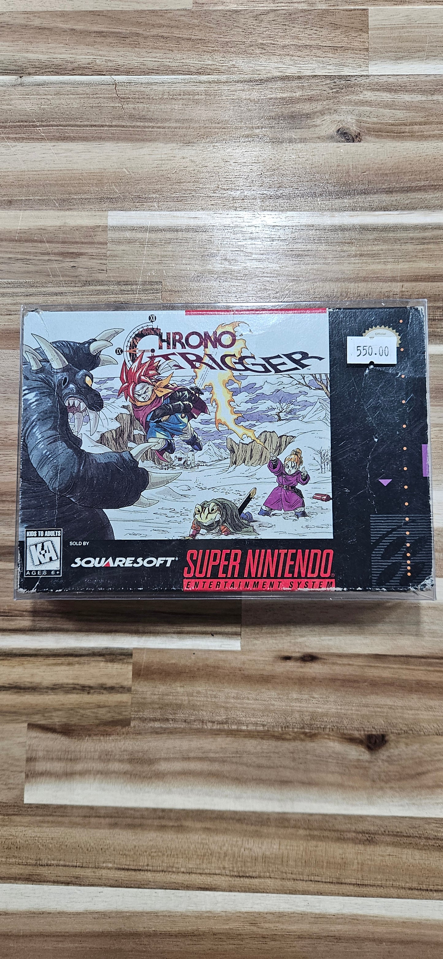 Chrono Trigger CIB Cosmetic Flaws